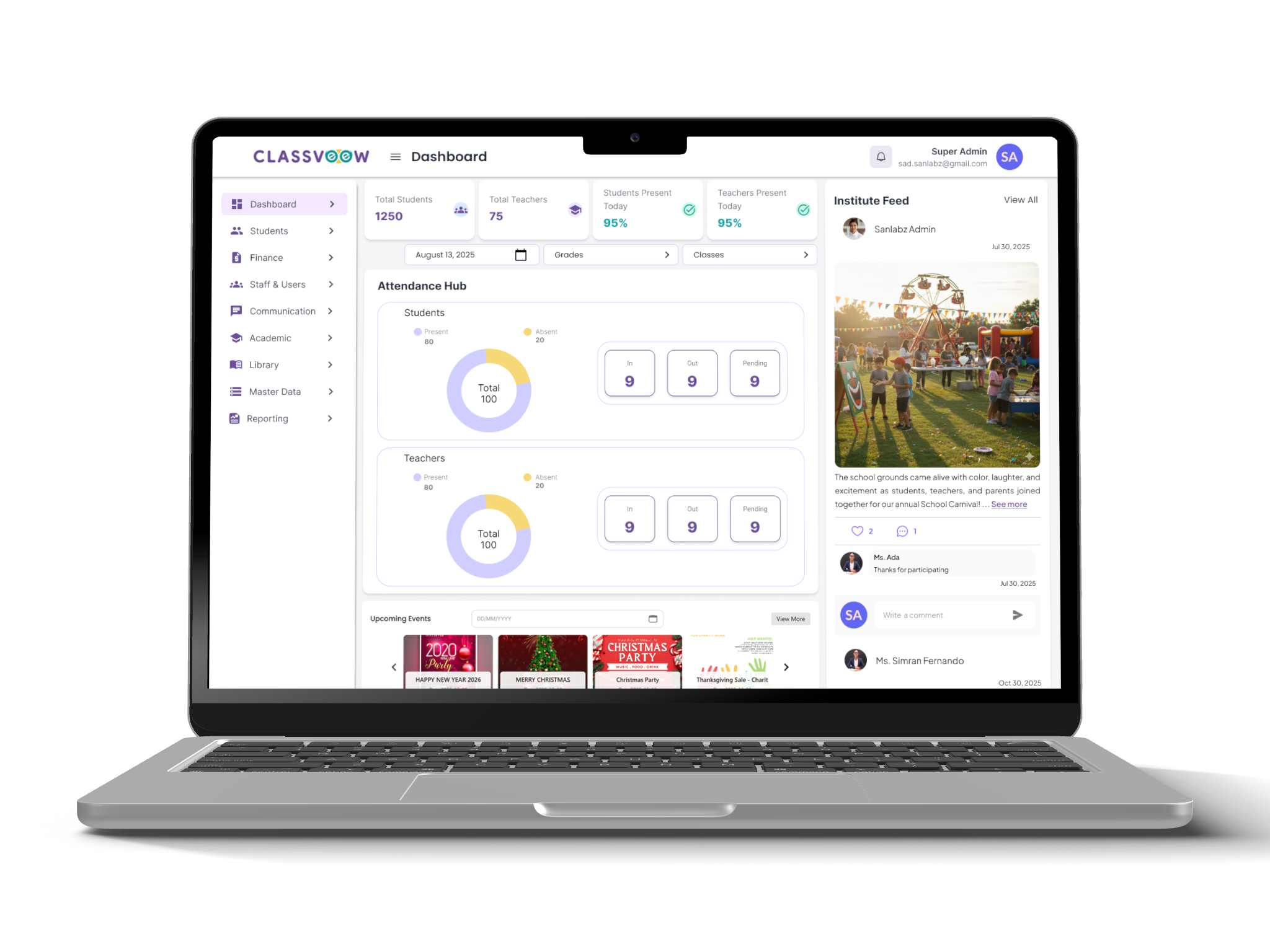 Classveew - Education Management Platform